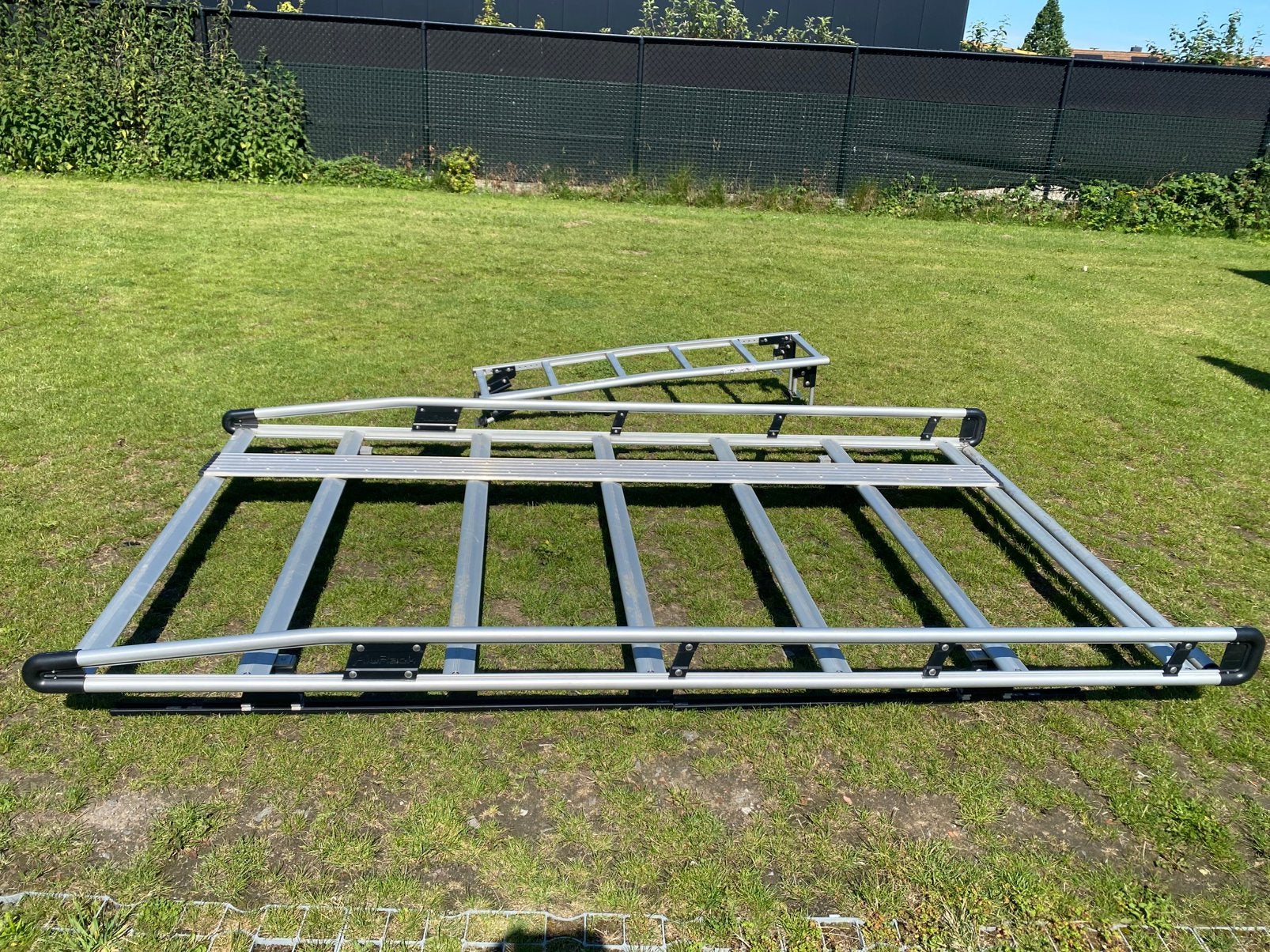 Dakdrager alu Rack met ladder en ladderrol, Ophalen, Gebruikt