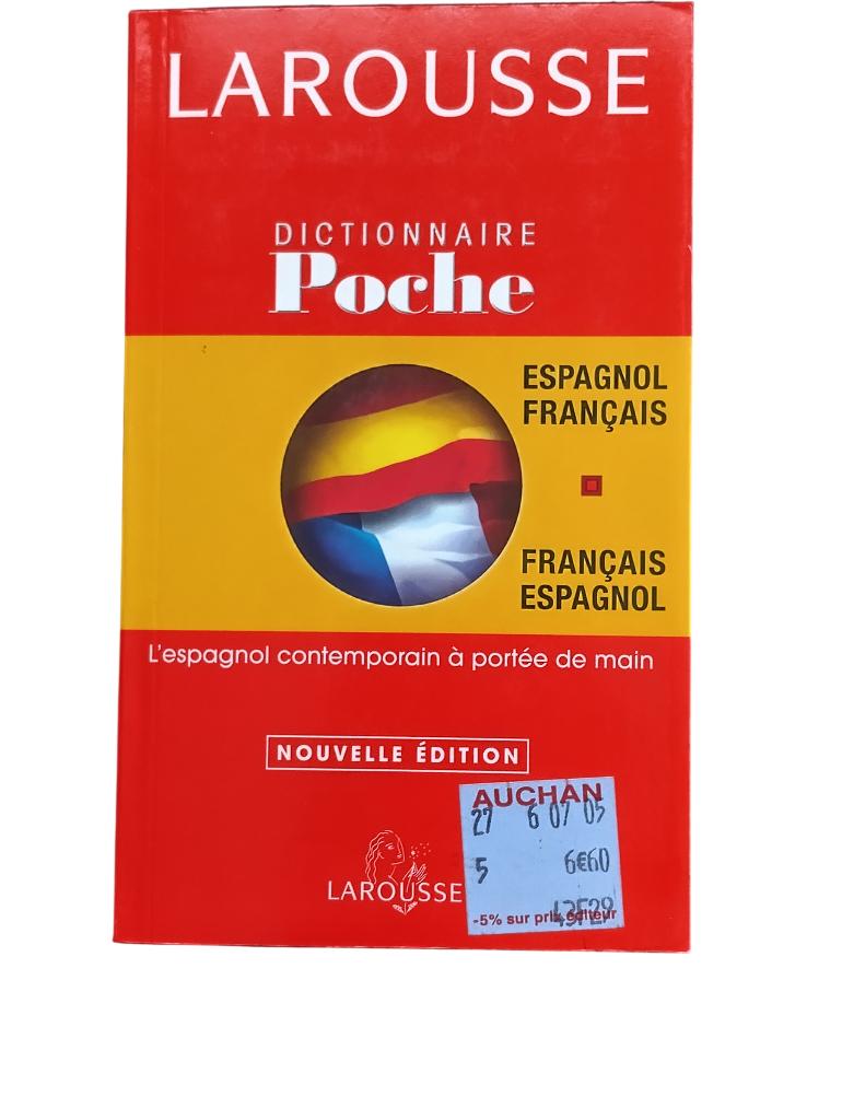 Larousse dictionnaire poche Espagnol-Français, Enlèvement, Comme neuf, Non-fiction