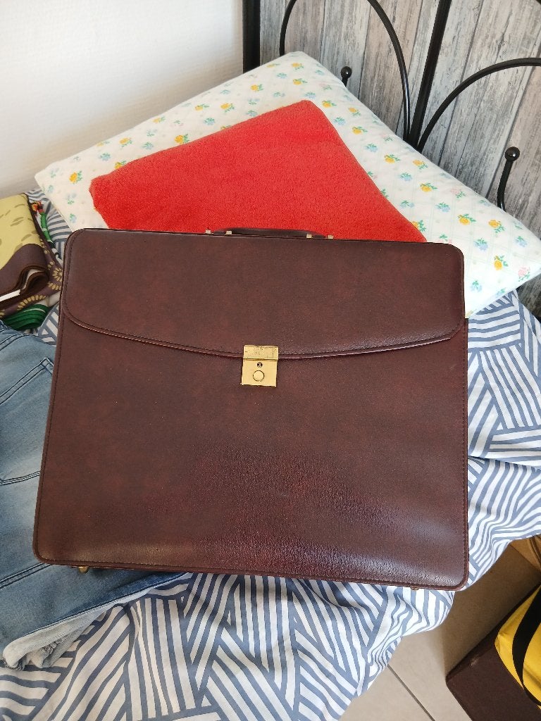 Cartable, Enlèvement ou Envoi, Neuf, Brun, Porte-documents ou Cartable