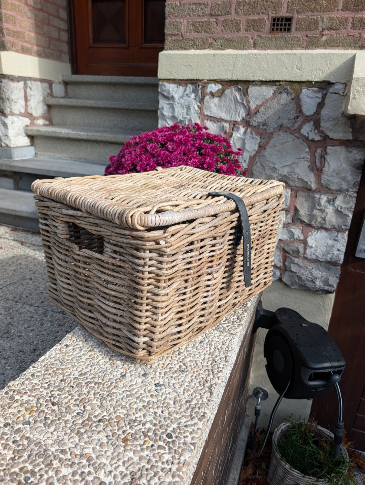 Panier à vélo Basil + porte-bagages avant, Vélos & Vélomoteurs, Enlèvement ou Envoi, Neuf, Panier de vélo, Basil