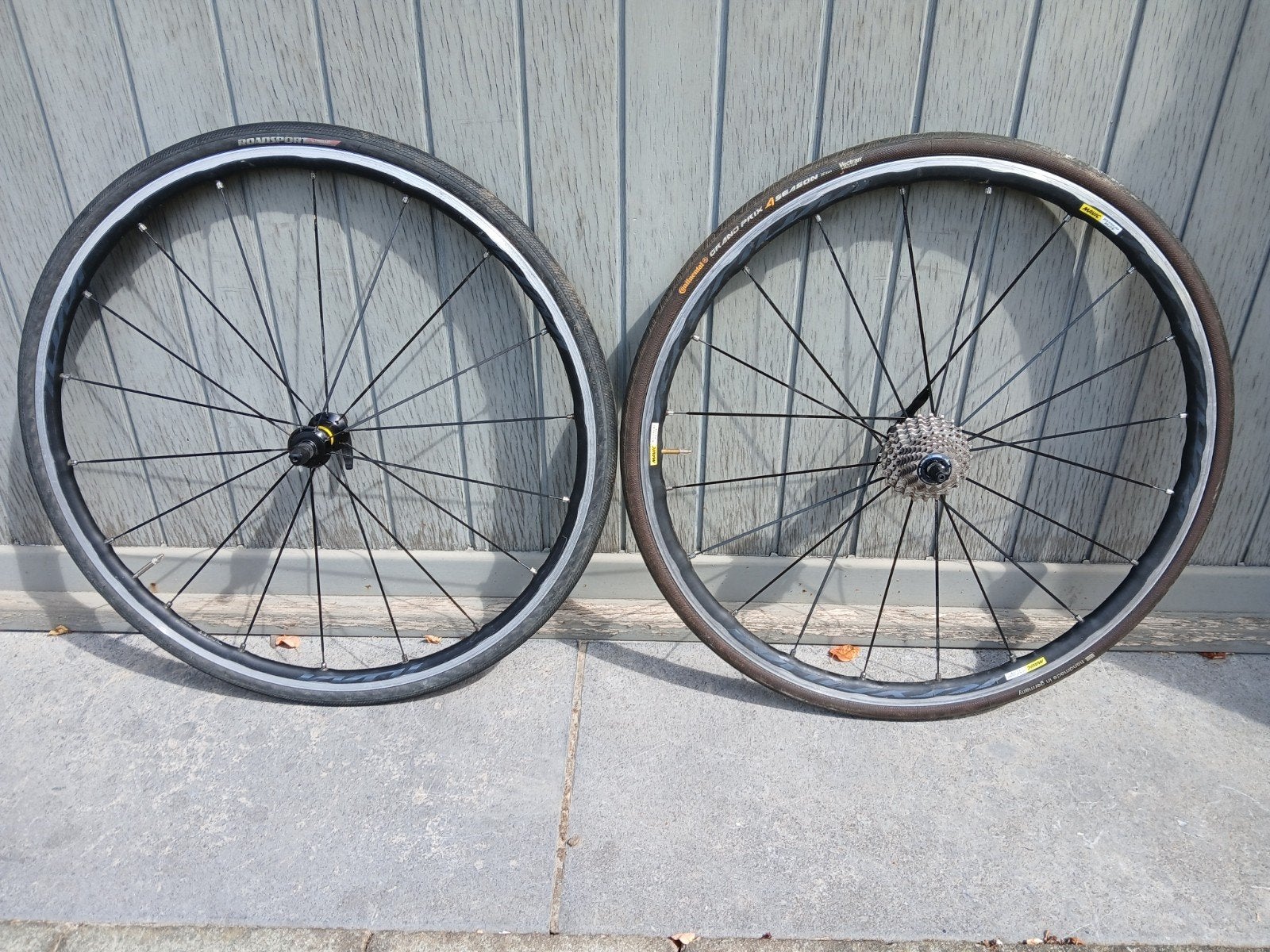 Paire de roues de vélo de route Mavic Ksyrium Elite, Enlèvement, Utilisé, Aluminium, Mavic