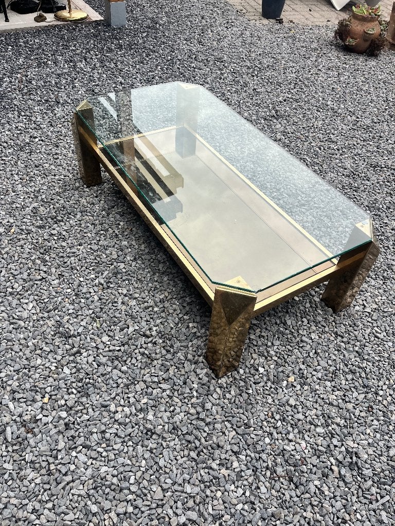 Vintage salontafel belgochrom, Ophalen
