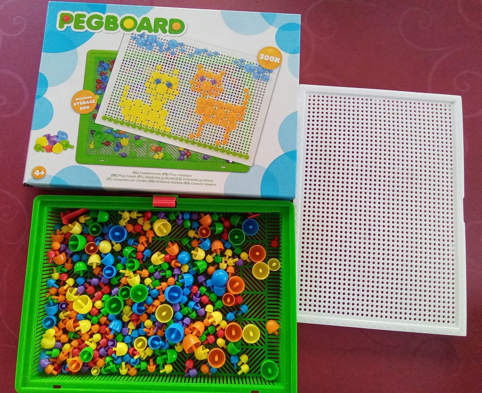 Insteekmozaik Pegboard, Ophalen of Verzenden, Zo goed als nieuw, Puzzelen