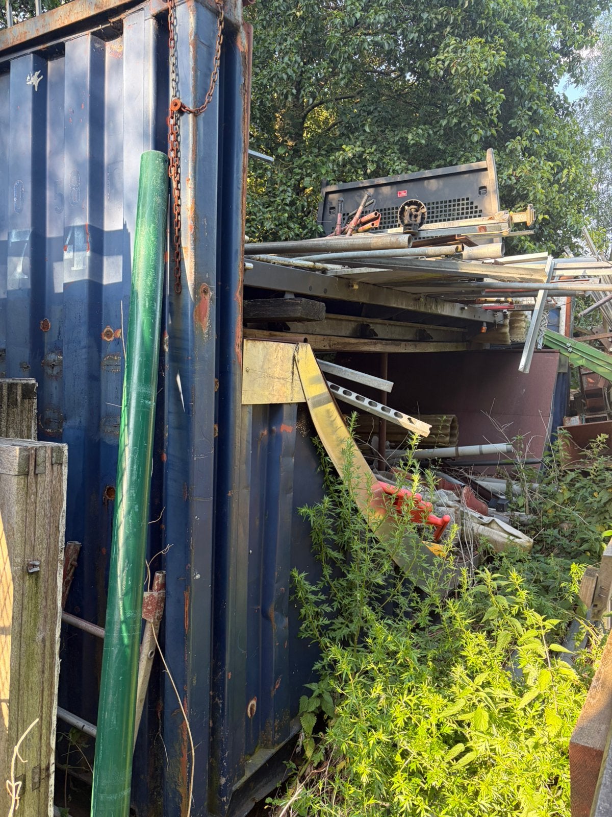 Skateramp container, Sport en Fitness, Ophalen, Gebruikt, Skateboard