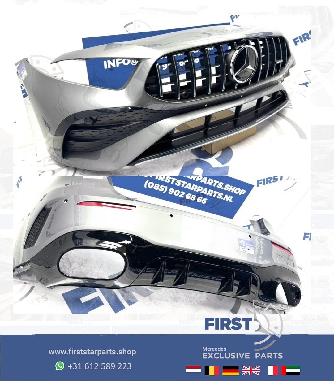 BUMPER W177 A35 AMG Pakket compleet mercedes A Klasse FACELI, Utilisé, Avant, -, -