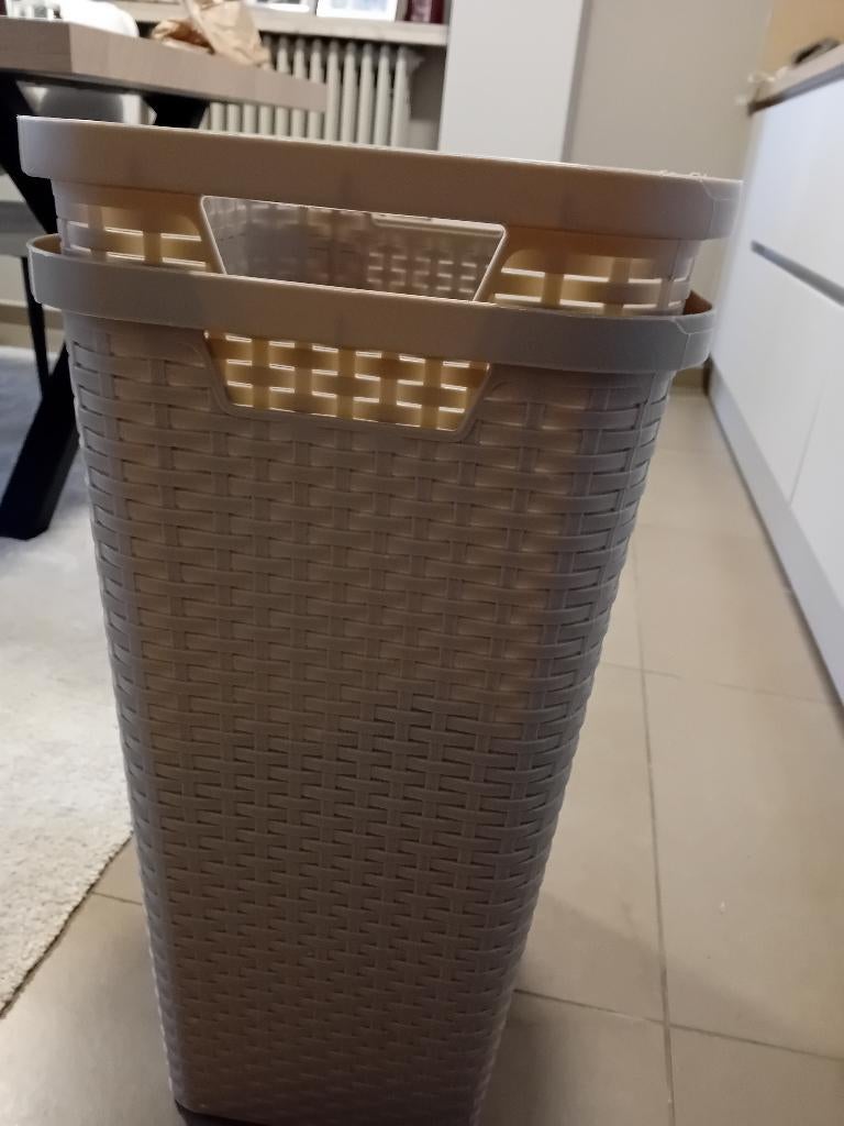 Wasmand of opbergmand 2 stuks, Enlèvement, Comme neuf, Beige