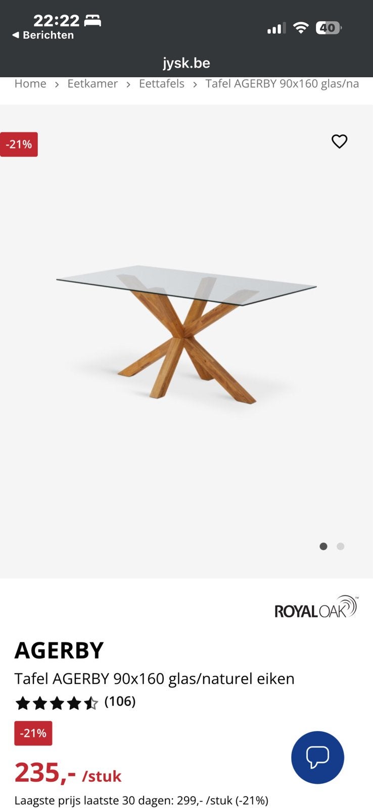 Tafel 90 x 160 zeer mooi !!!!!, Huis en Inrichting, Ophalen, Zo goed als nieuw