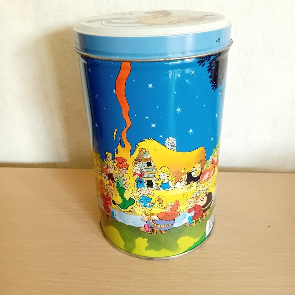 boite ronde Astérix Delacre, Verzamelen, Ophalen, Gebruikt, Overige, Overige merken