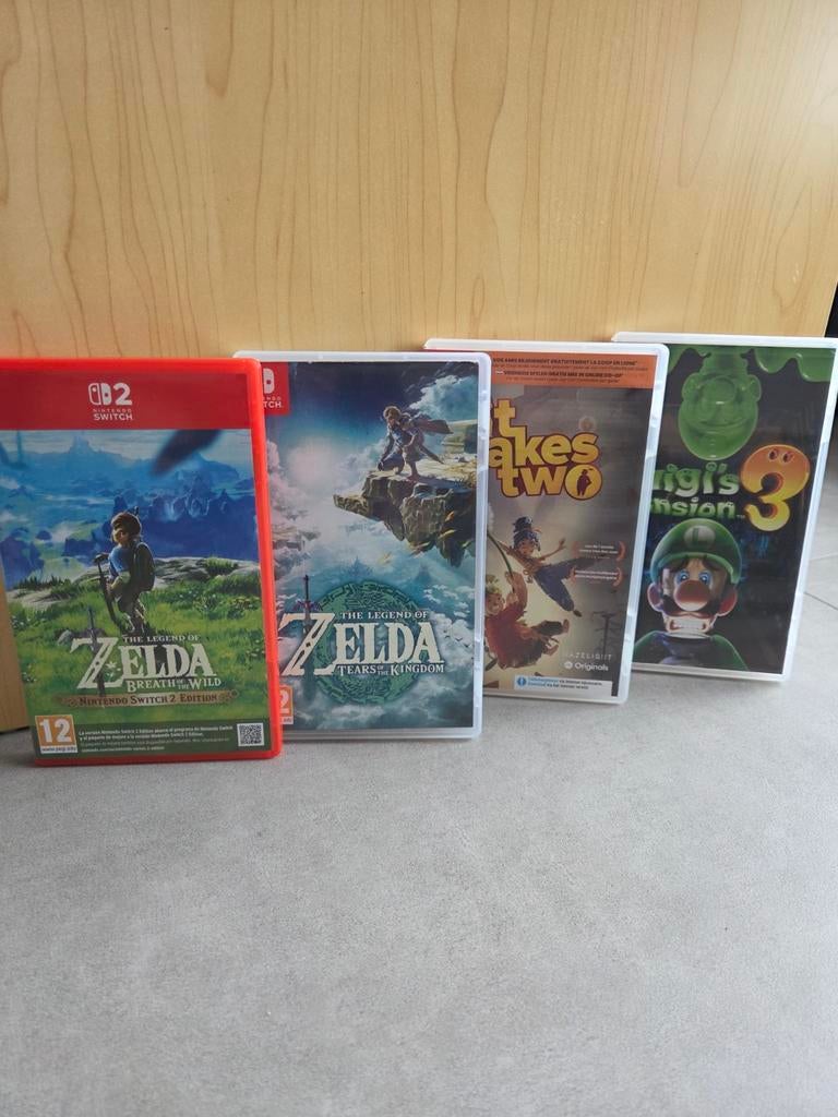 Lot 4 ieux switch 1 et 2, comme neuf, Consoles de jeu & Jeux vidéo, Enlèvement