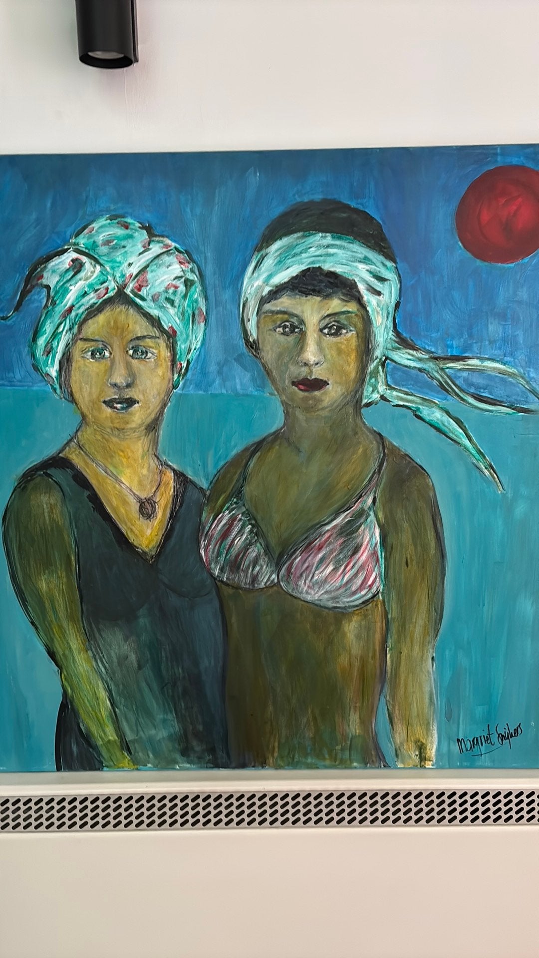 Schilderij acryl, Enlèvement