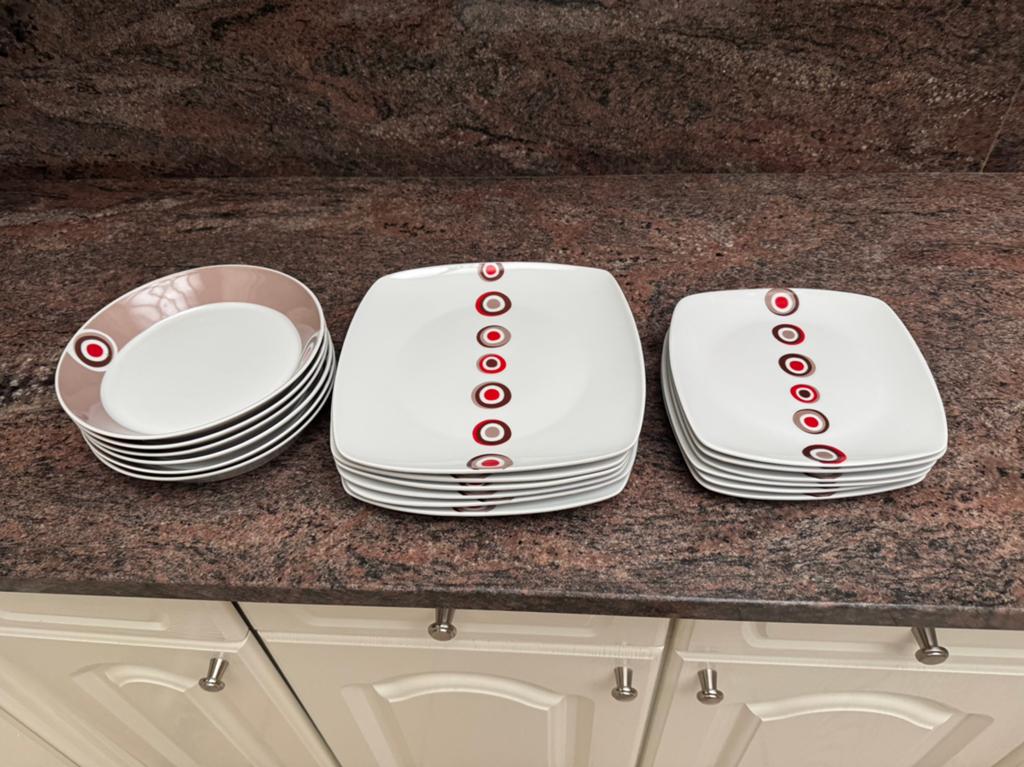 Servies in porselein, Ophalen
