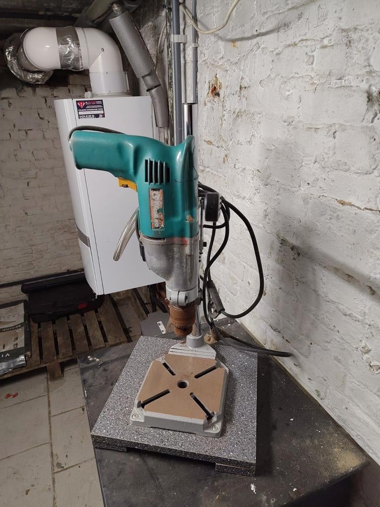 Kolomboormachine, Ophalen, Kolomboormachine