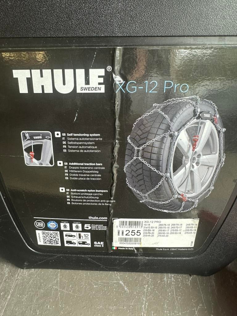 Sneeuwkettingen Thule xg-12 pro 255, Auto diversen, Sneeuwkettingen, Ophalen, Nieuw