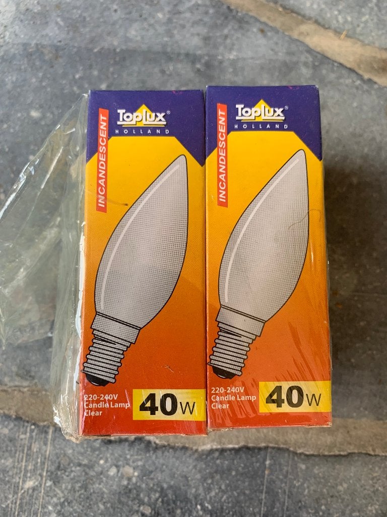 Toplux gloeilampen – 40W E14 (helder, meerdere), Ophalen of Verzenden
