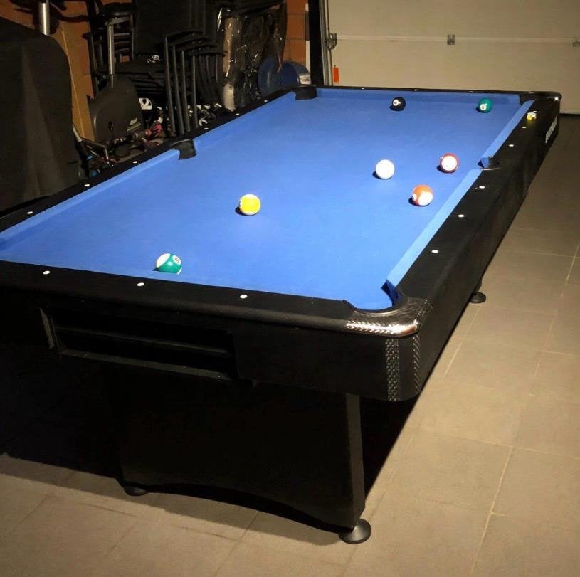 Inklapbare pooltafel, Ophalen, Zo goed als nieuw, Pooltafel