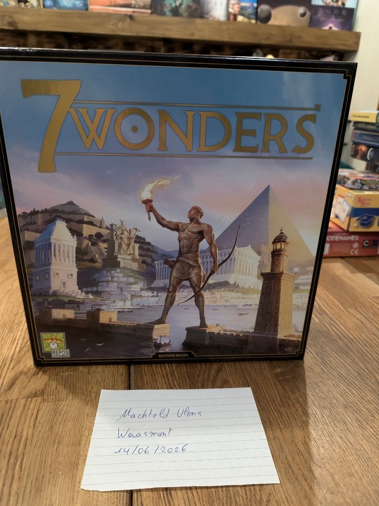 7 Wonders – Repos Production – 1 keer gespeeld, Vijf spelers of meer, Ophalen of Verzenden, Zo goed als nieuw, REPOS production