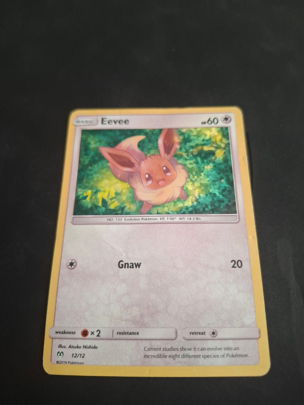 Pokémon Kaart Eevee (12/12) - Gebruikt, Ophalen of Verzenden