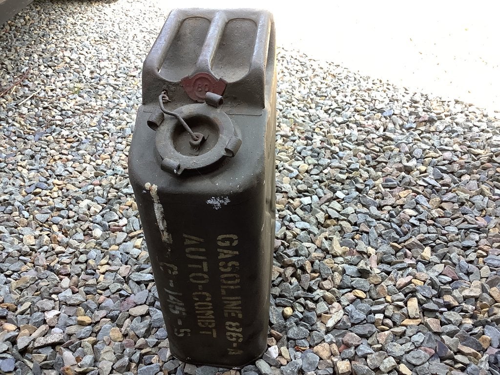 Jerrycan US ww2 terrain, Enlèvement