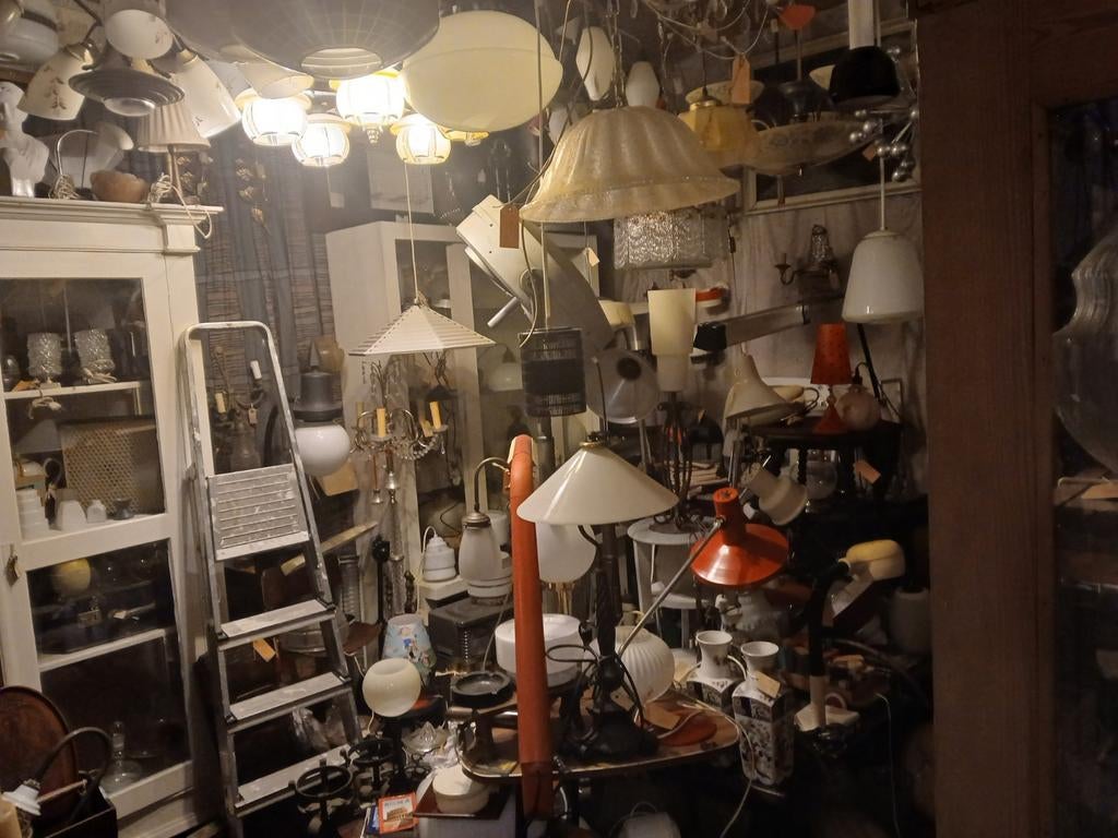 Collectie vintage lampen, Enlèvement