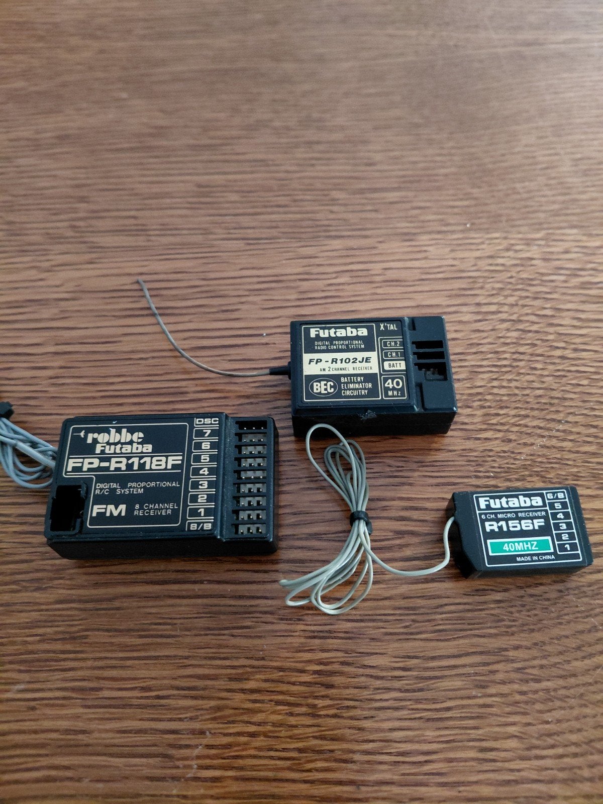 3 futaba ontvangers 40 mhz, Hobby en Vrije tijd, Ophalen of Verzenden, Gebruikt