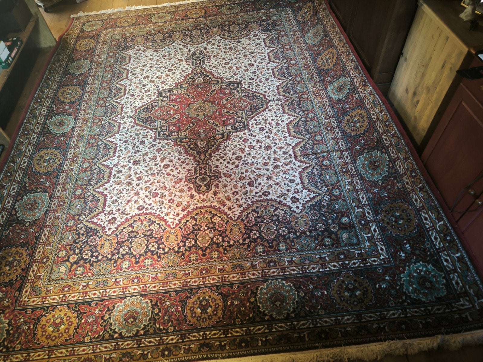 Tapis persan, Maison & Meubles, Rouge, 200 cm ou plus, 200 cm ou plus, Perzisch