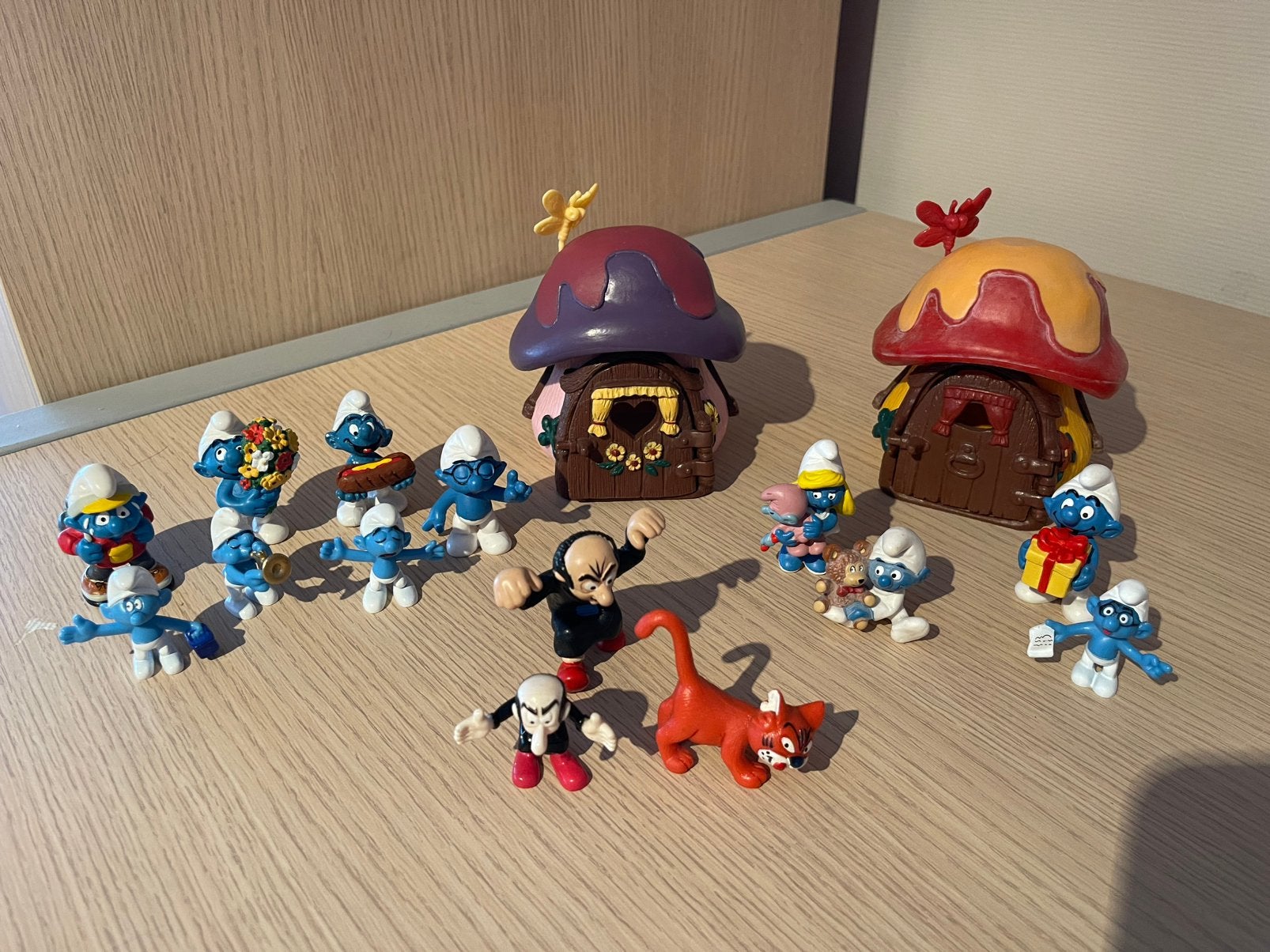 Smurfendorp, Verzamelen, Smurfen, Ophalen of Verzenden, Zo goed als nieuw, Verschillende Smurfen