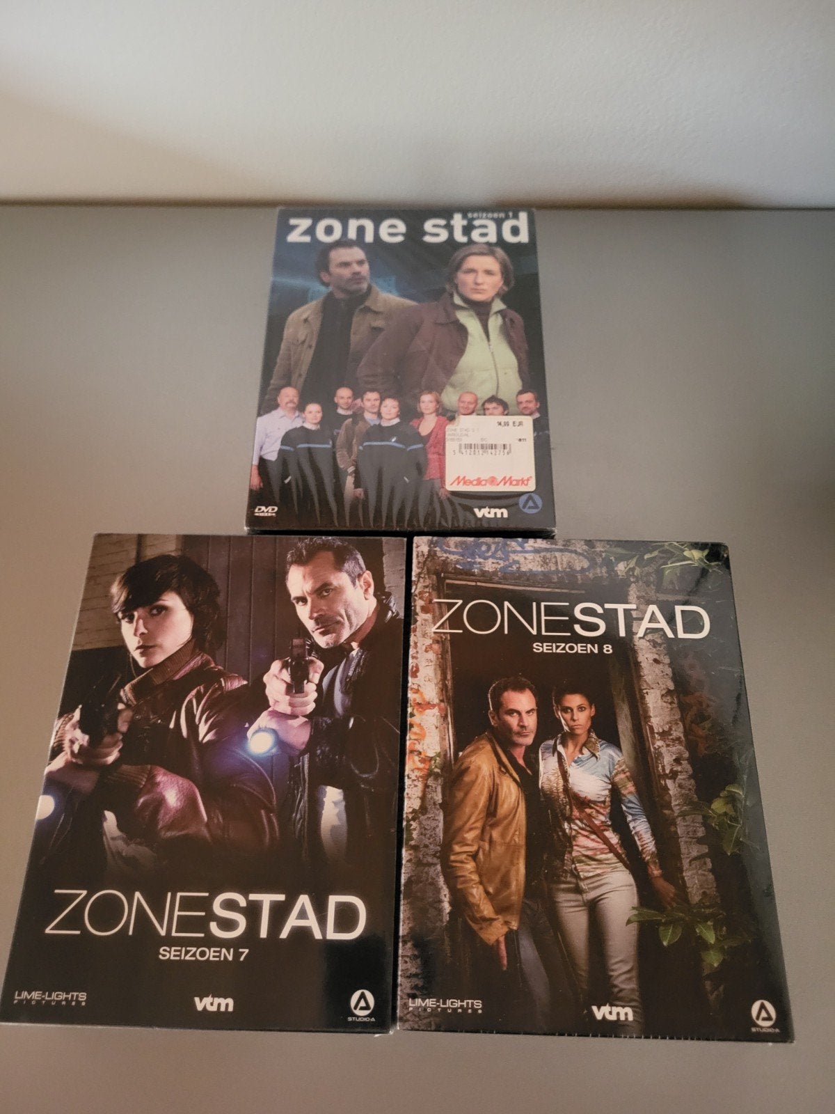 zone stad seizoen 1 , 7 en 8 nieuw, Ophalen of Verzenden, Nieuw in verpakking, Nederlands, Seizoen 1