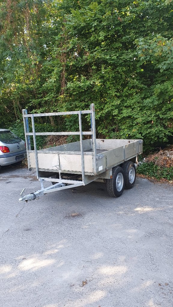 Remorque double essieux 750kg Aluminium 2 50cm/1,50cm, Enlèvement ou Envoi, Comme neuf