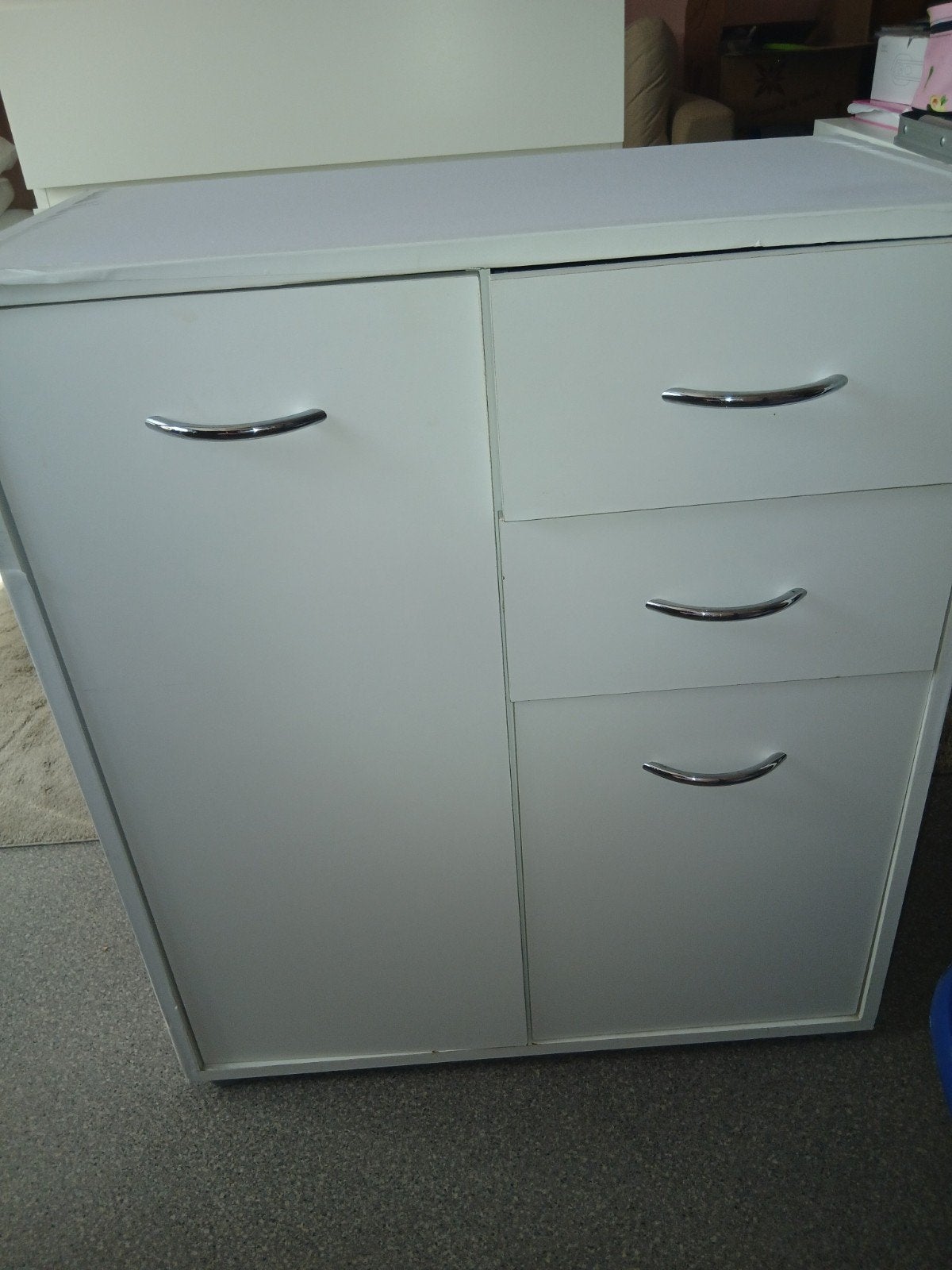 Armoire blanche, Maison & Meubles, Enlèvement, Utilisé, Modern