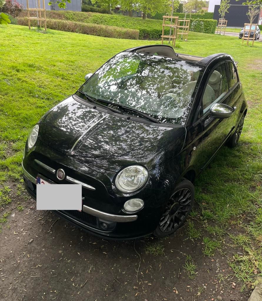 Fiat 500C 1.2iLounge, Autos, Cuir, Achat, Cabriolet, 2 portes