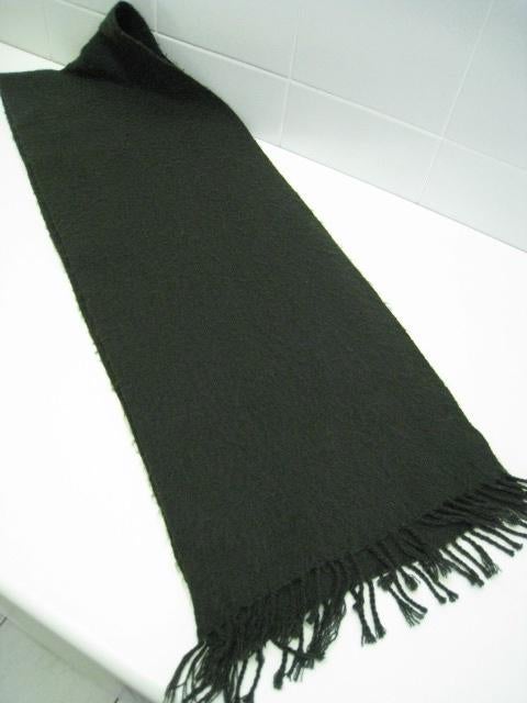 Sjaal, groen, lengte 162cm x breedte 28cm., Ophalen, Sjaal