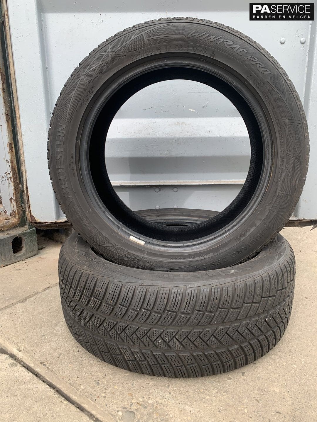 2x Vredestein 225 50 17 Winterbanden met 6.5 mm, Pneus et Jantes, Pneus hiver, -, 17 pouces