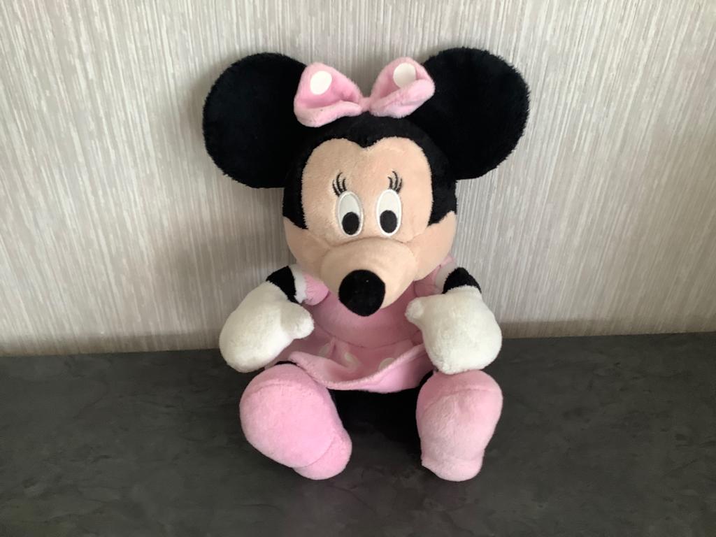 Personnage en peluche Disney Minnie Mouse (29 cm), Souris, Disney, Lavable, Moyen (20 à 80 cm)