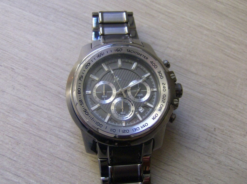 Herenhorloge Marc Anthony fmdma101 - silver stainless steel, Handtassen en Accessoires, Ophalen