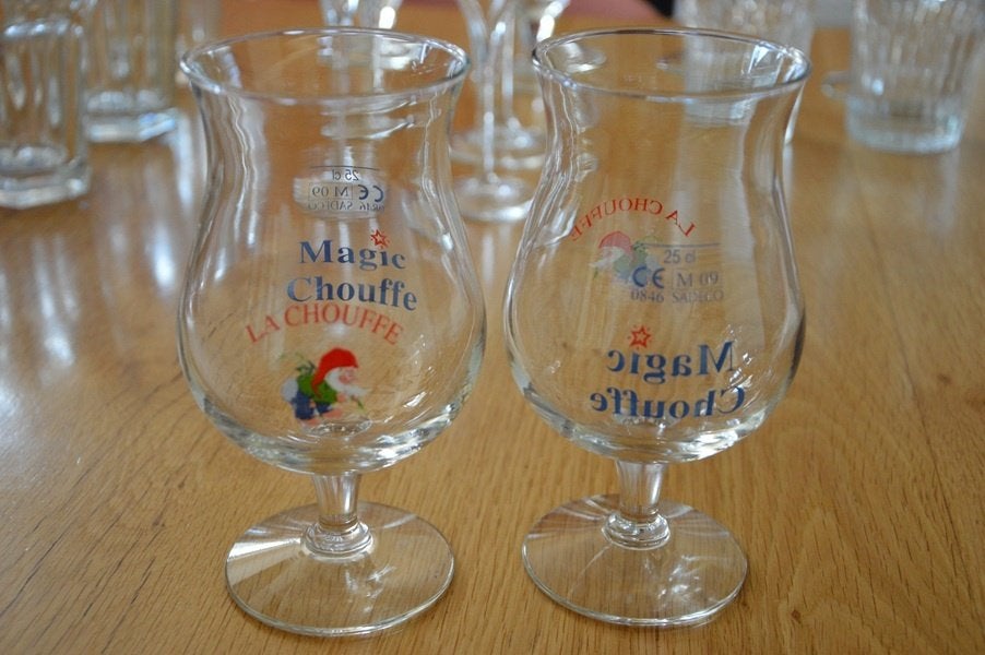 La Chouffe "Magic Chouffe", Verzamelen, Ophalen of Verzenden, Zo goed als nieuw, Bierglas