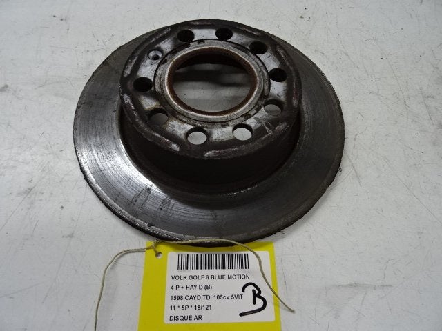 FREIN DISQUE ARRIÈRE Volkswagen Golf VI (5K1), Utilisé, Volkswagen