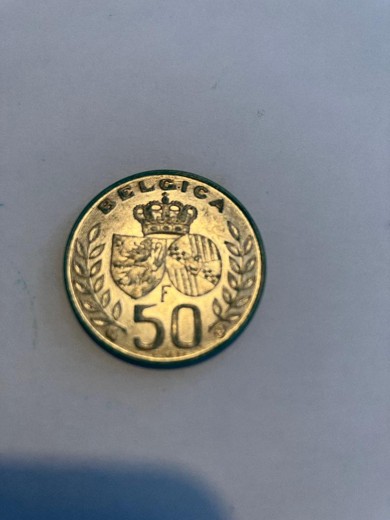 1960 - 50 francs - Mariage Baudouin et Fabiola, Postzegels en Munten, Munten | België, Ophalen of Verzenden, Zilver, Losse munt