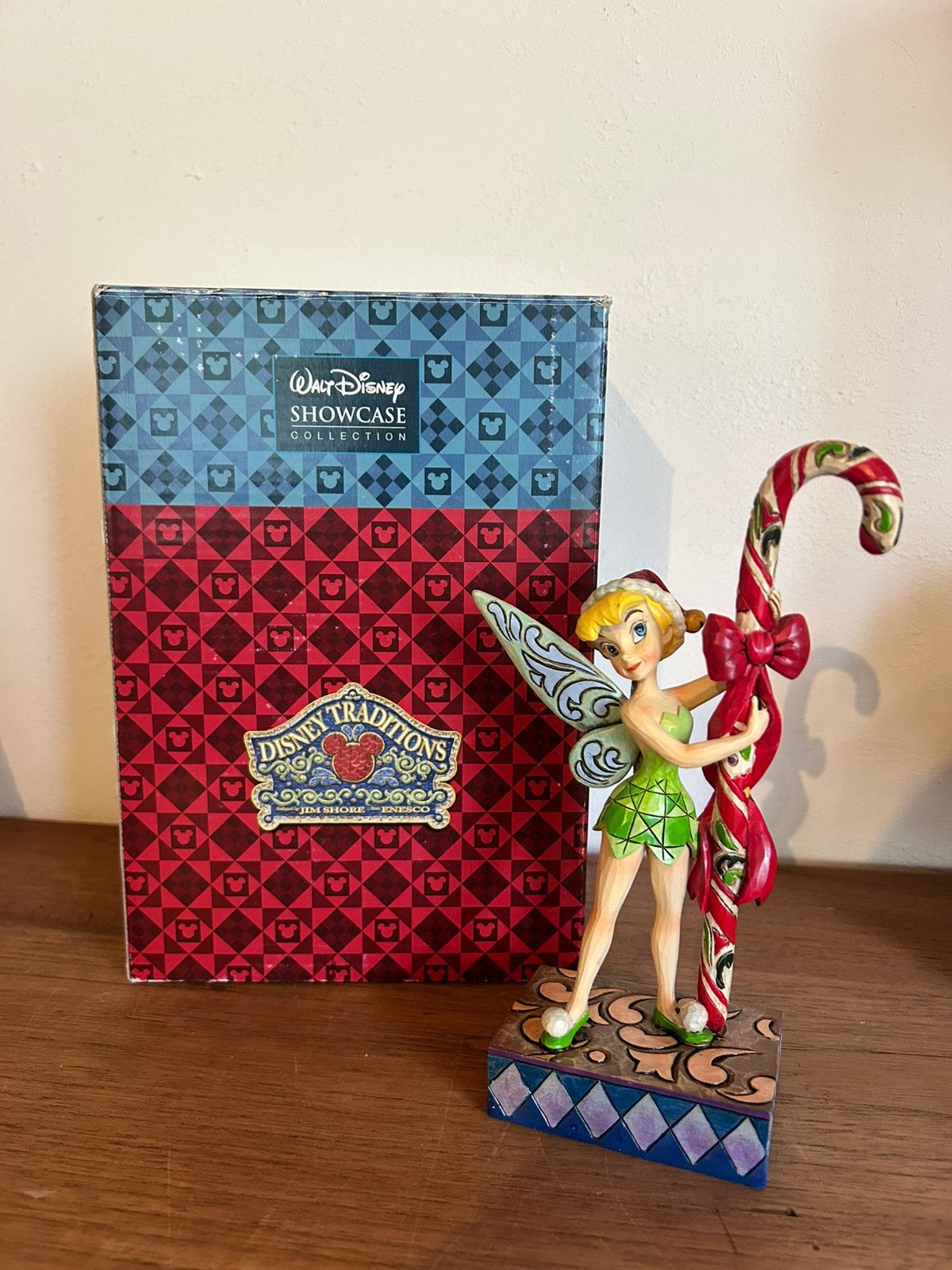 Disney Tinker Bell — Sweet Traditions — avec canne à sucre, Collections, Disney, Comme neuf, Enlèvement ou Envoi