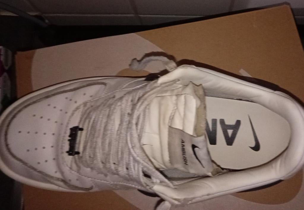 Nike Air Force 1 Ambush blanches taille 42, Enlèvement ou Envoi, Nike, Porté, Blanc