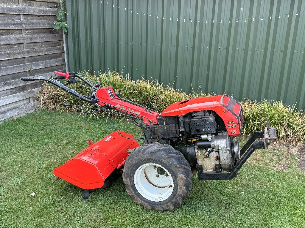 Goldoni Super Special 140 met bakfrees, Doe-het-zelf en Bouw, Gereedschap | Freesmachines, Ophalen, Benzine, Gebruikt, Tuinfrees