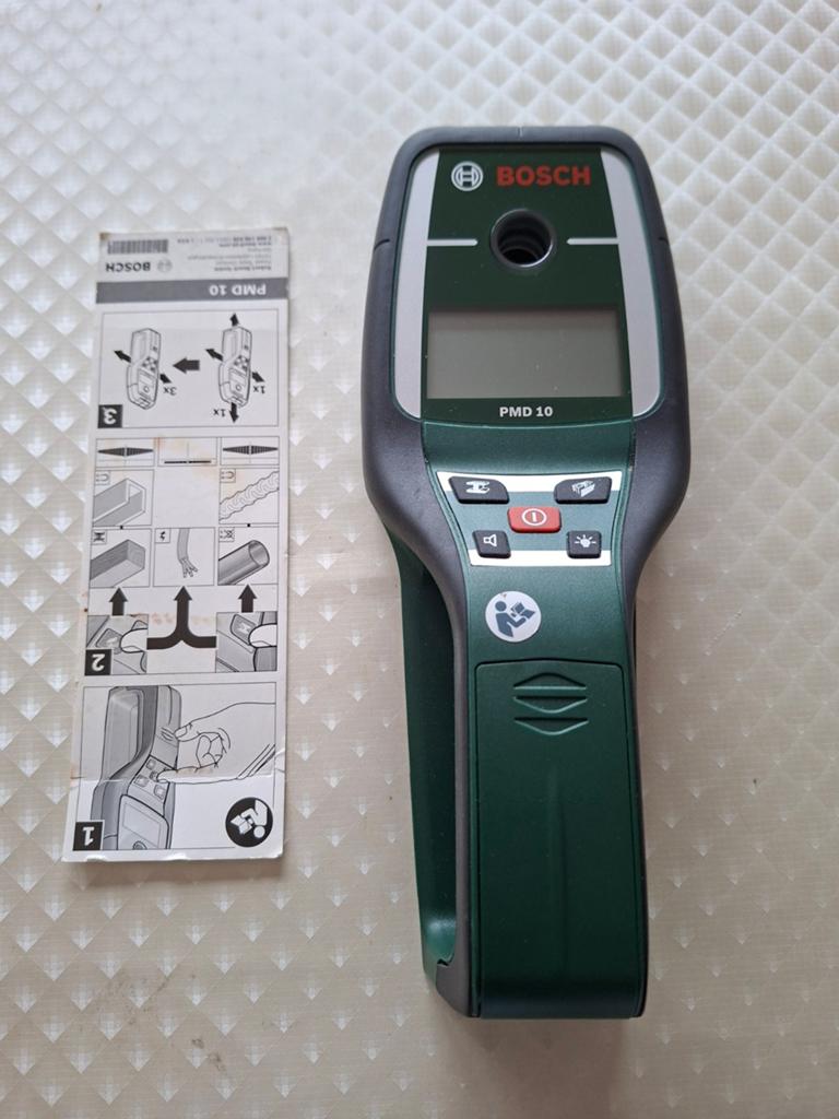 Leidingdetecter BOSCH, Ophalen
