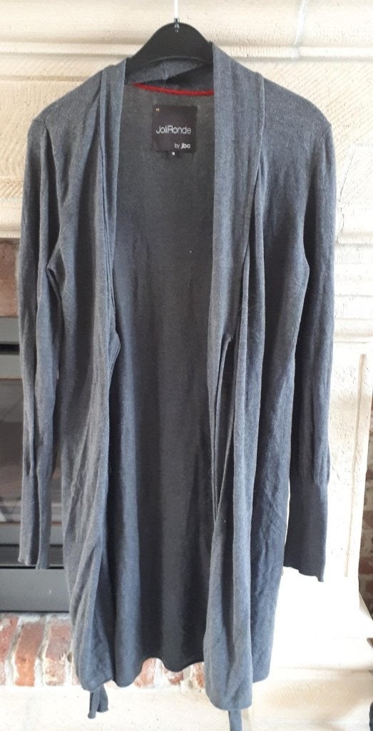 JoliRonde JBC - vest - maat M - antracite grijs, Kleding | Dames, Maat 38/40 (M), Verzenden, Trui of Vest, JBC Jolironde