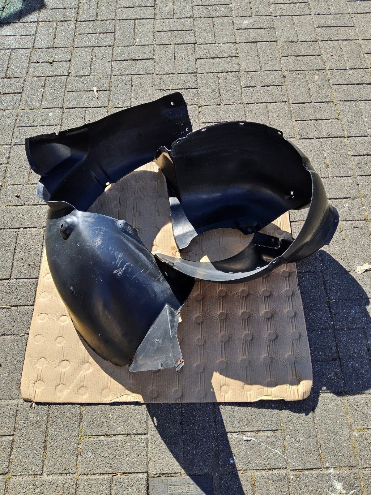 Ensemble pare-boues avant vw polo IV 9N3, Utilisé, Droite, Volkswagen, Garde-boue