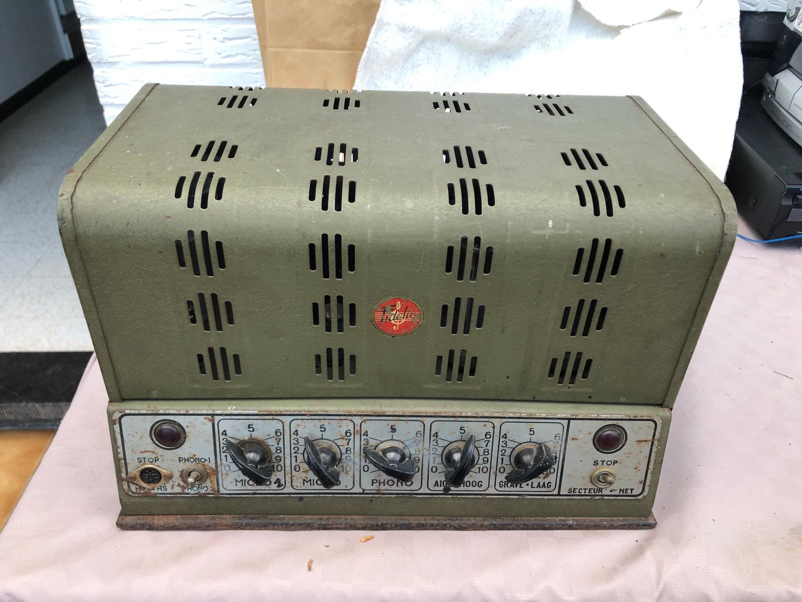 Fidelio lampenversterker n4048 30W, Ophalen, Versterker