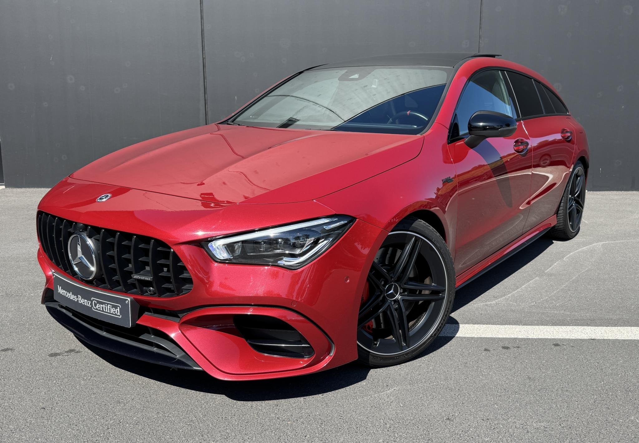 Mercedes-Benz CLA-Klasse 45 AMG S 4MATIC+ Shooting Brake + M, Autos, Mercedes-Benz, Rouge, CLA, Euro 6, Entreprise