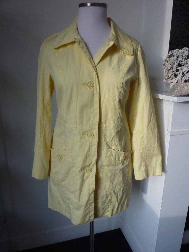 S. Oliver spring trenchcoat - 42, Taille 42/44 (L), S. Oliver, Comme neuf, Jaune