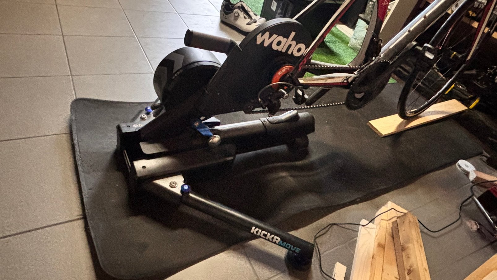Wahoo Kicker Move + Kemo carbon fiets, Ophalen, Zo goed als nieuw