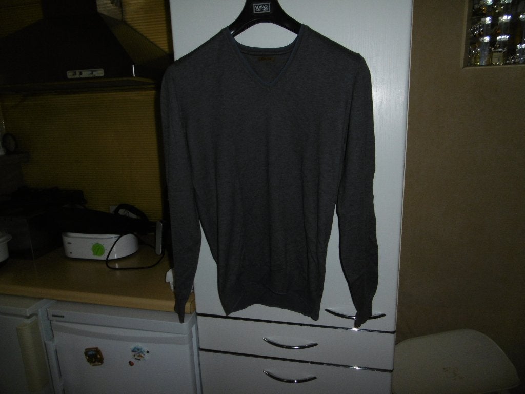 kledij heren , trui, "massimo dutti", L40, grijs, Kleding | Heren, Maat 52/54 (L), Ophalen of Verzenden, Zo goed als nieuw, Massimo Dutti