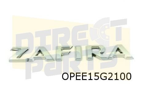 Opel Zafira embleem tekst ''Zafira'' achter Origineel! 39060, Neuf, -, -, Opel