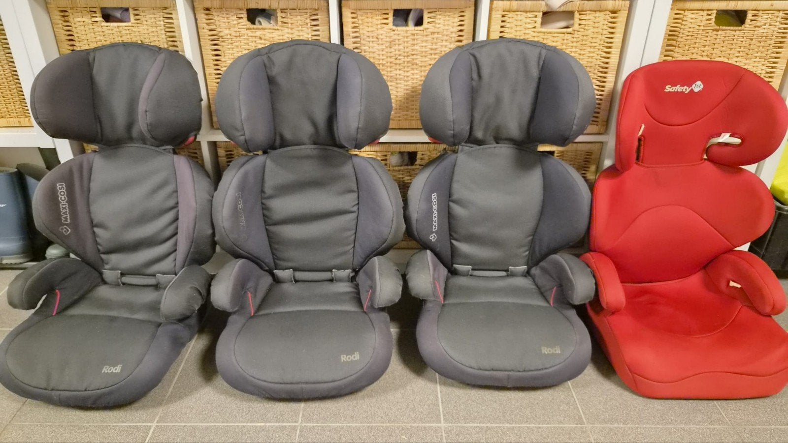 4x Autostoel, Ophalen, Gebruikt, 15 t/m 36 kg